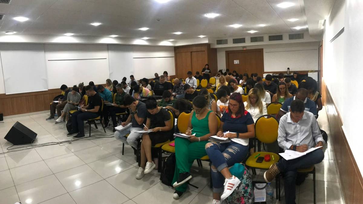 Treinamento de liderança em sala de aula
